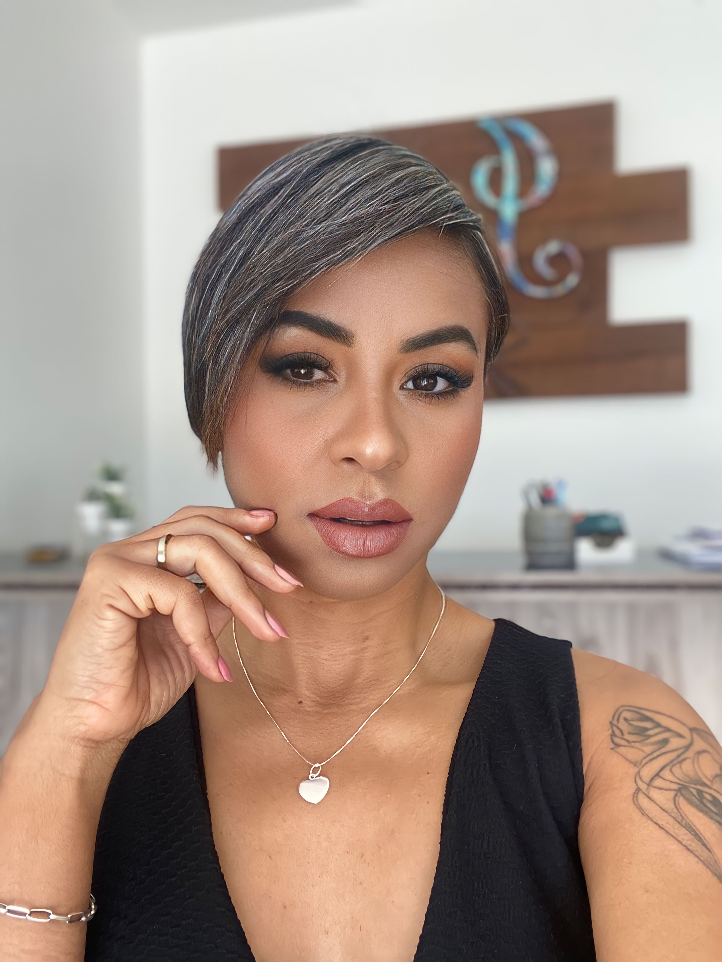 Telma maquiada